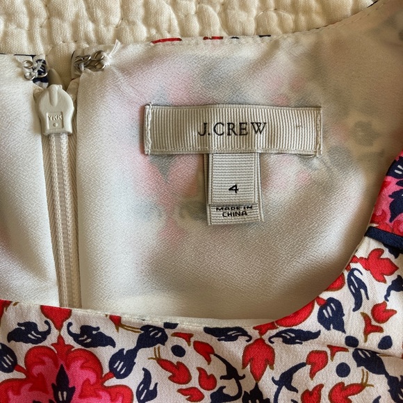 J. Crew California Poppy Silk Dress - Picture 2 of 7